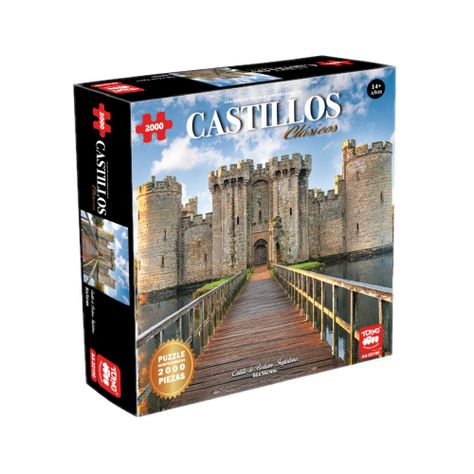 Puzzle 2000 Piezas Castillo de Bodiam, Reino Unido-0