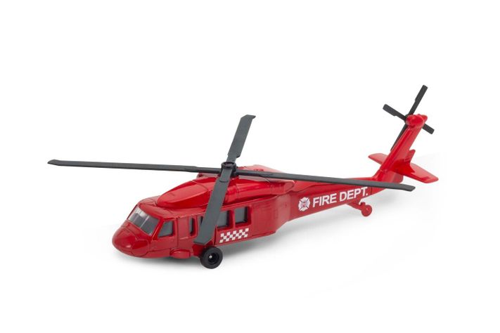 Helicoptero Blackwom Rojo - Welly-0