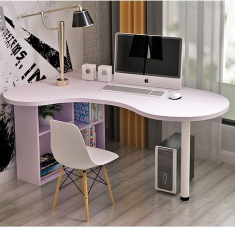 Escritorio En L Blanco 120 Cm-0