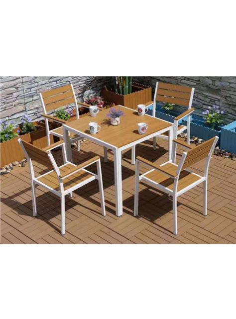 Juego De Comedor 4 personas Terraza, Restaurante, exteriores-0