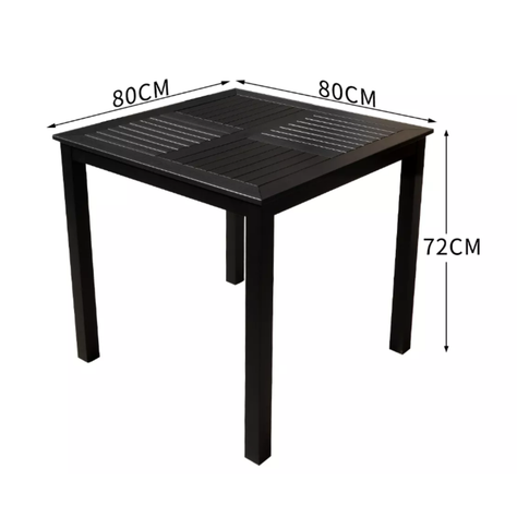 Mesa de comedor 80cm Terraza, Restaurante, Exteriores -3