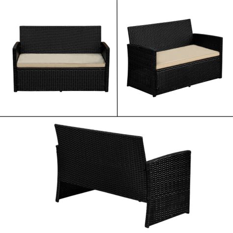 Juego de living Terraza Honolulu Beige 4 Personas -4