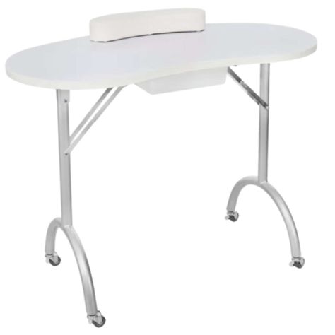 Mesa plegable para manicura salón de belleza-0