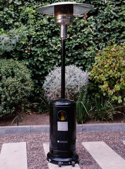 Estufa Exterior Gas Svart Pro - Negro | Calefactor para Terrazas y Patios-1