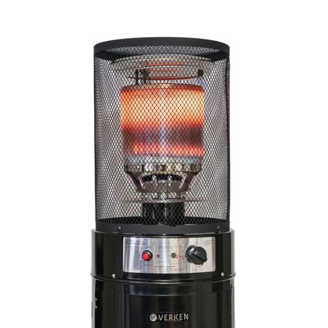 Estufa Exterior Gas Litt - Negro | Calefactor para Terrazas y Patios-6