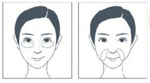 Parches coreanos para ojeras con extracto de pepino - SNP Birds Nest Eye Patch-2