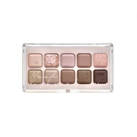 Paleta de sombras coreanas en polvo - LILY BY RED, Mood Keyboard 02 #Ash Mauve-0