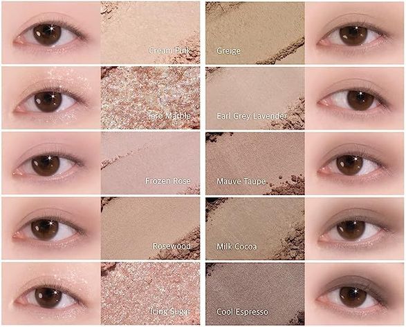 Paleta de sombras coreanas en polvo - LILY BY RED, Mood Keyboard 02 #Ash Mauve-2