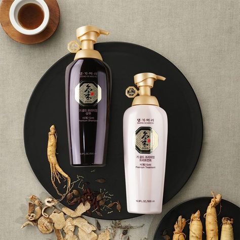 Acondicionador para cabello delgado y seco con ginseng coreano - DAENG GI MEO RI Ki Gold Premium-2