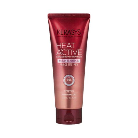 Tratamiento reparador para cabello dañado con protección térmica - KERASYS Heat Active Damage 200ml-0