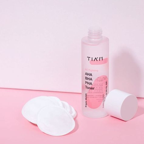 Tónico coreano descongestionante con ingredientes AHA, BHA y PHA - AC Fighting Toner TIAM-1
