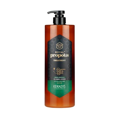 Tratamiento con jalea real altamente para cabellos crespos y secos - KERASYS Green Treatment 1L-0