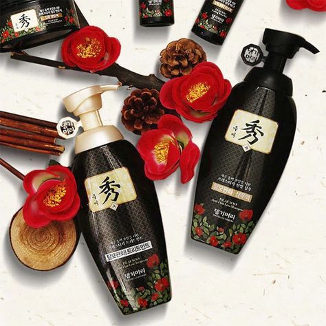 Tratamiento coreano para caída del cabello con aceite de camelia y romero - DGMR-3