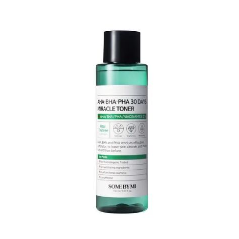 Tónico coreano para piel sensible con AHA - SOME BY MI Aha-Bha-Pha 30 Days Miracle Toner 150ml-0