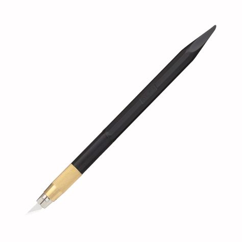 CUCHILLO TIPO LÁPIZ CON ÁNGULO DE 30° BLACK + REPUESTOS-0