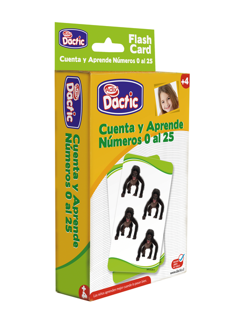 Lámina Cuenta/Aprende 0-25 12x8cm (003) DACTIC-1