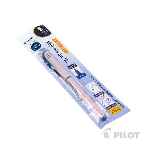 LÁPIZ BRUSH PEN FUDE MAKASE Fino Azul Piedra Pilot POUCH-2