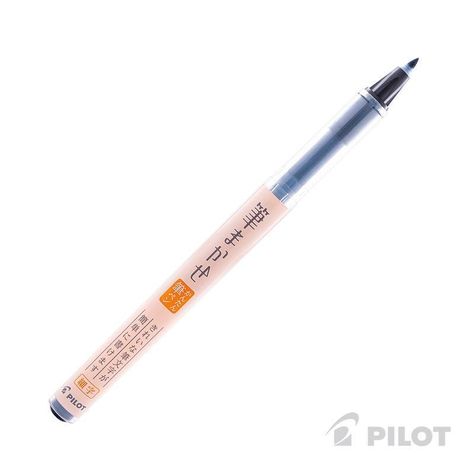 LÁPIZ BRUSH PEN FUDE MAKASE Fino Azul Piedra Pilot POUCH-1