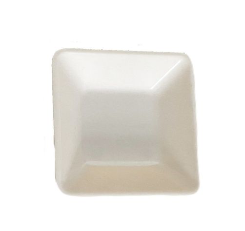 SET MACETA C/PLATO BIO CUADRADO BLANCO 13,3X12,4-2
