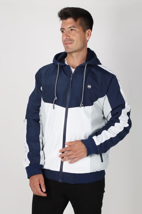 Cortaviento Reversible Bless Azul Marino Gangster-0