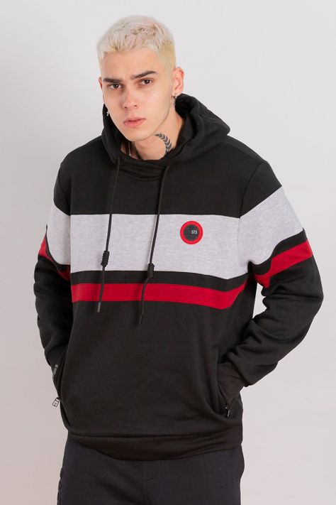Poleron Hoodie Bliss Negro Gangster-0