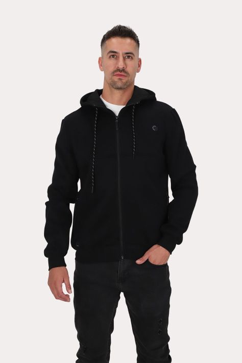 Poleron Full Zipper Fleece Daily Negro Gangster-0