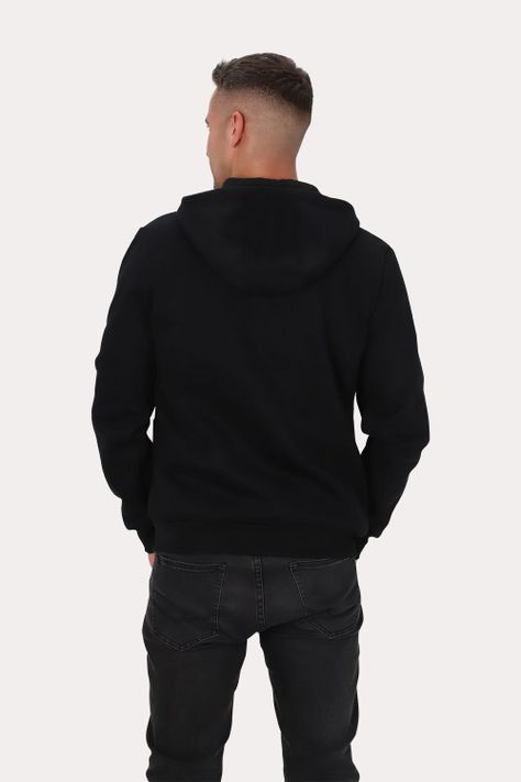 Poleron Full Zipper Fleece Daily Negro Gangster-1