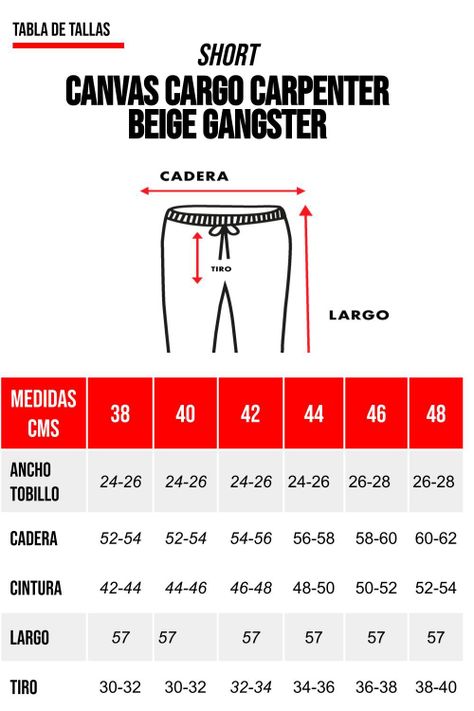 Short Canvas Cargo Carpenter Beige Gangster-4