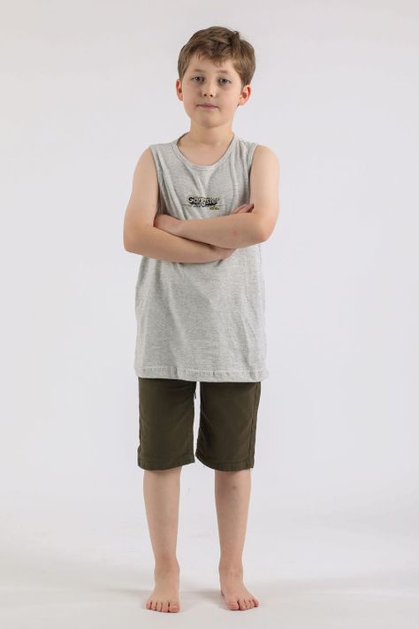 Teen Polera Sm Urbn Gris Gangster-3