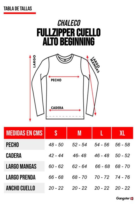 Chaleco Full Zipper Cuello Alto Beginning Negro Gangster-3