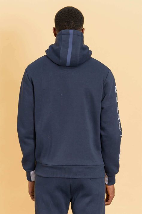 Polerón Full Zipper Fleece Power Azul Gangster-1