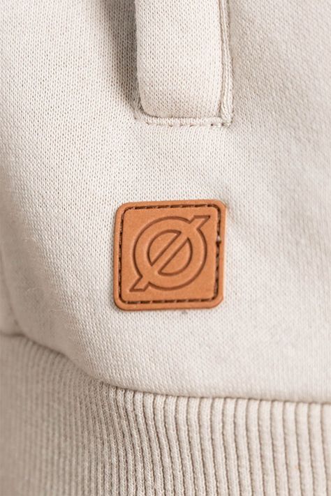 Polerón Full Zipper Fleece Community Beige Gangster-3