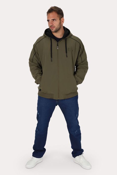 Plus Plus Cortaviento Cortaviento Daily  Verde Gangster-1