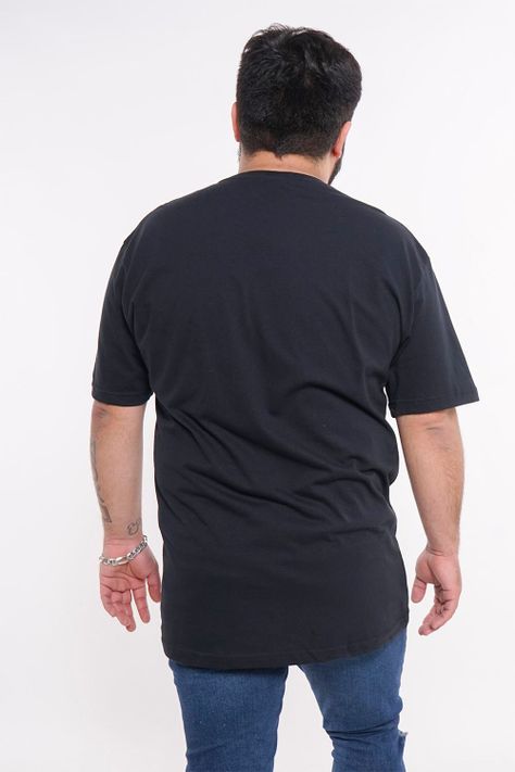 Plus Polera Mc Básica 1998 Azul Gangster-1