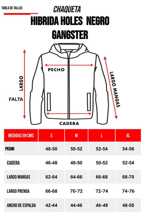Chaqueta Híbrida Sintesis Negro Gangster-4