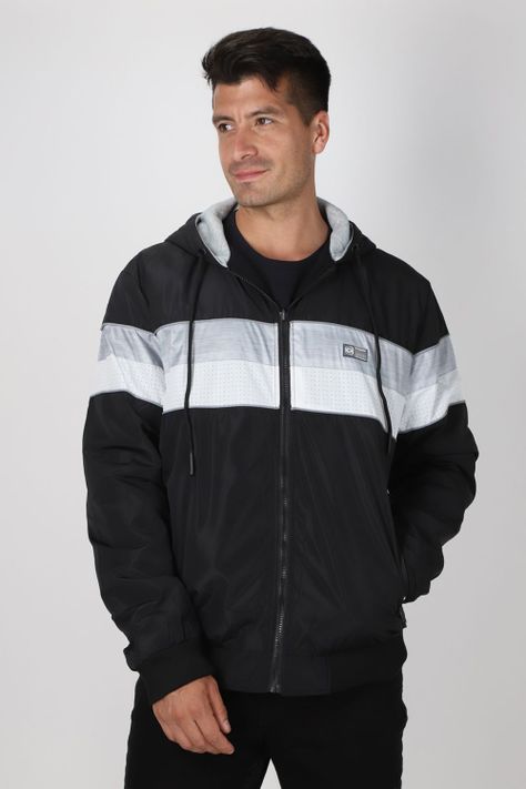 Cortaviento Reversible Fate Negro Gangster-1