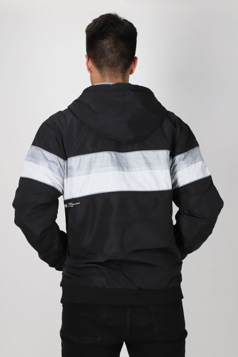 Cortaviento Reversible Fate Negro Gangster-2