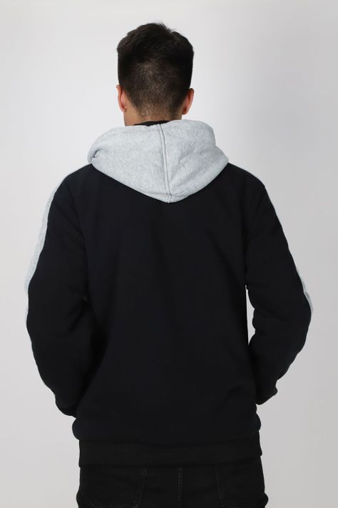 Cortaviento Reversible Fate Negro Gangster-6