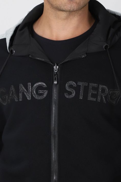 Cortaviento Reversible Fate Negro Gangster-7