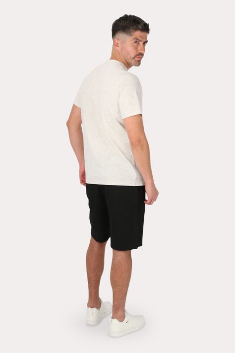 Short Bermuda Jogger Liso Loose Negro Gangster-3