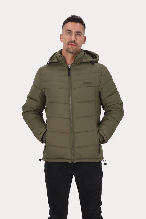 Parka Vetra Verde Oliva Oscuro Gangster-0