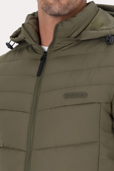 Parka Vetra Verde Oliva Oscuro Gangster-2