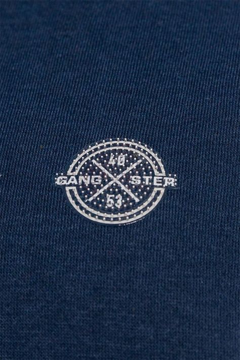 Poleron Crew Fleece Crucial Azul Gangster-2