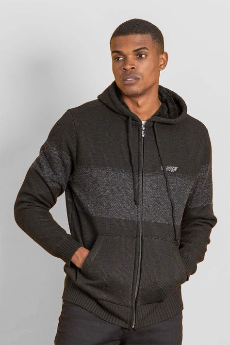 Chaleco Sherpa Full Zipper Warmly Gris Gangster-0
