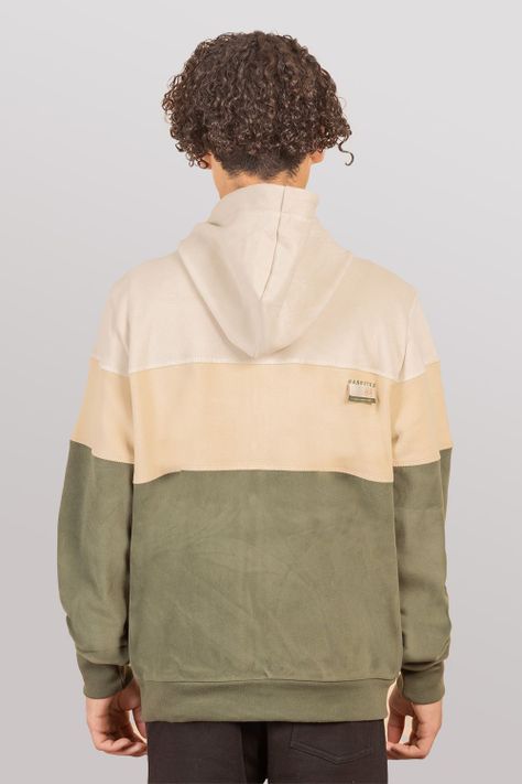 Teen Poleron Fullziper Peachy Verde Gangster-1