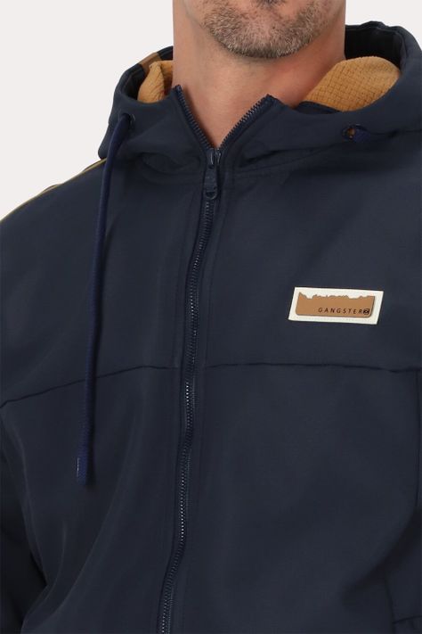 Chaqueta Full Zipper Crag Azul Marino Gangster-2