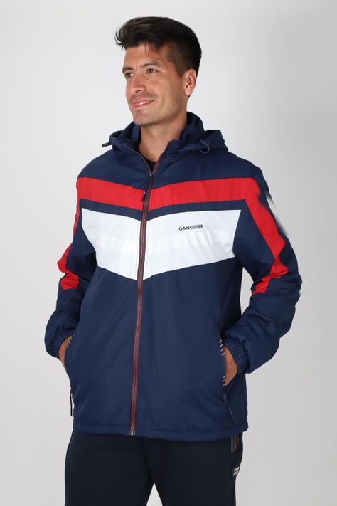 Cortaviento Heavy Liberty Azul Marino Gangster-0