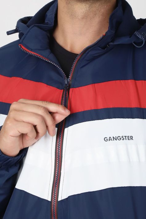 Cortaviento Heavy Liberty Azul Marino Gangster-2