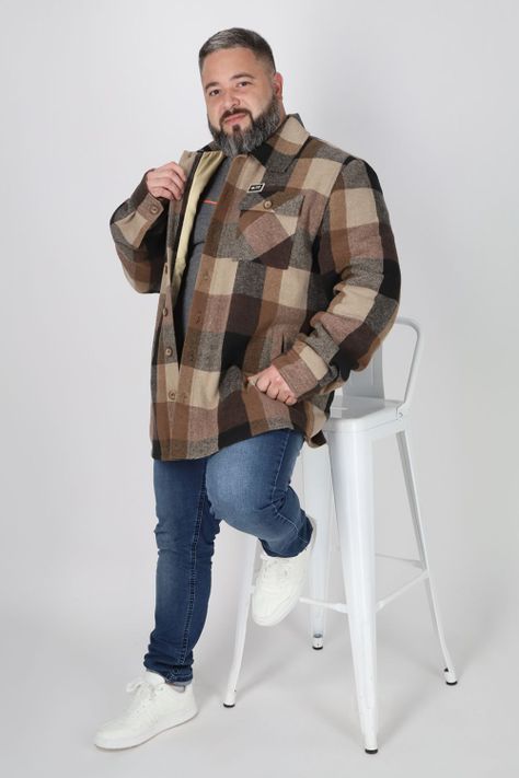 Plus Chaqueta Franela Rodeo Cafe Gangster-3