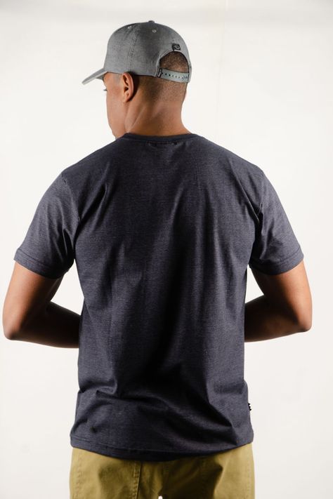 Teen Polera Mc Básica Paris Azul Gangster-3